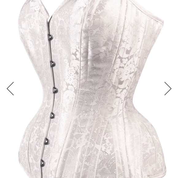 Corset Story White Brocade Expert Waist Training Corset - Picture 7 of 10